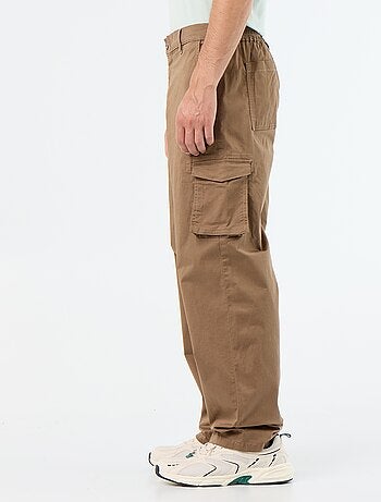 Pantalon multipoche regular fit