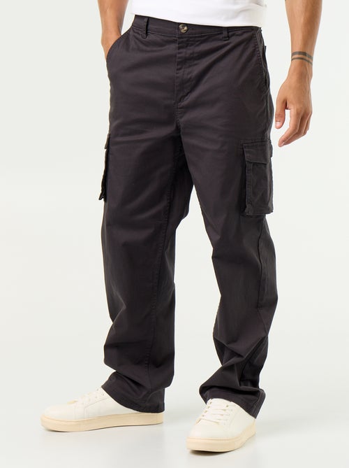 Pantalon multipoche regular fit - Kiabi Pantalon multipoche regular fit - Kiabi