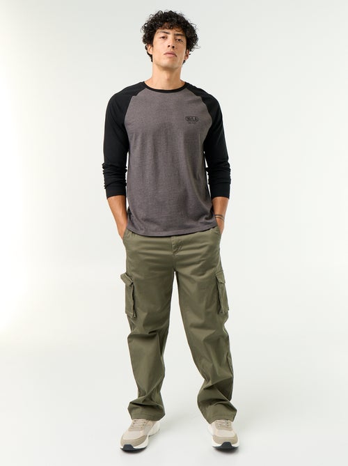 Pantalon multipoche regular fit - Kiabi Pantalon multipoche regular fit - Kiabi