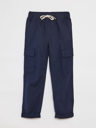 Pantalon multipoche uni