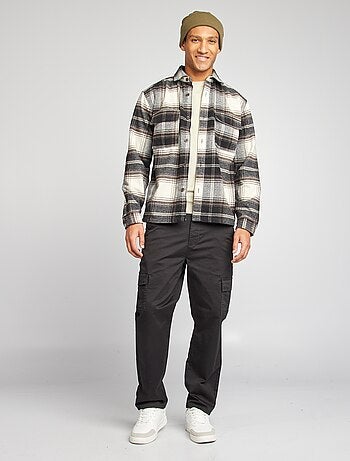 Pantalon multipoches coupe droite