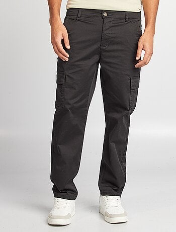 Pantalon multipoches coupe droite