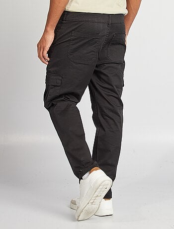 Pantalon multipoches coupe droite