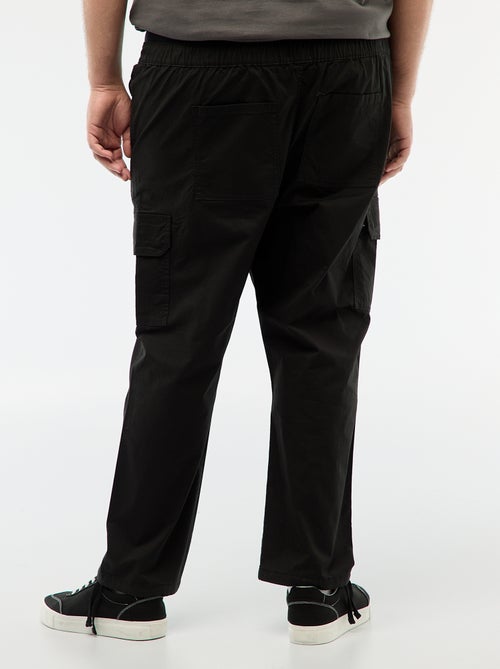 Pantalon multipoches coupe droite / regular fit - Kiabi