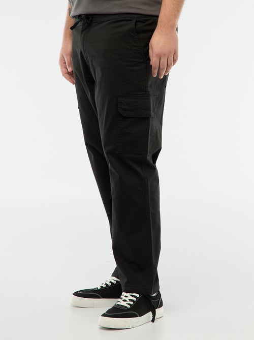 Pantalon multipoches coupe droite / regular fit - Kiabi