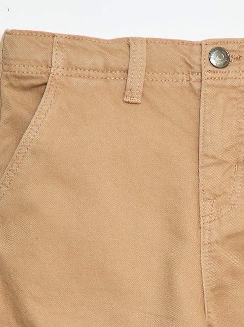 Pantalon multipoches uni - Kiabi