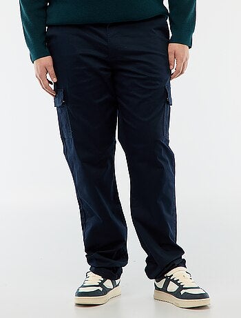 Pantalon multipoches uni