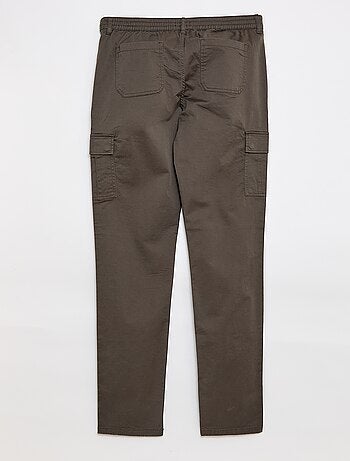 Pantalon multipoches uni