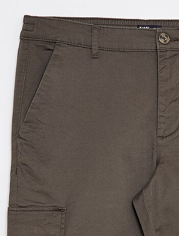 Pantalon multipoches uni