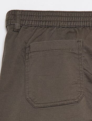 Pantalon multipoches uni