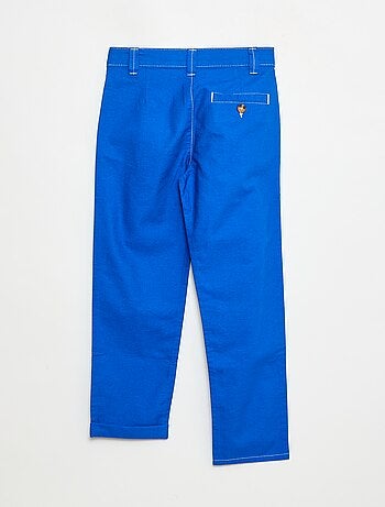 Pantalon oxford à pince