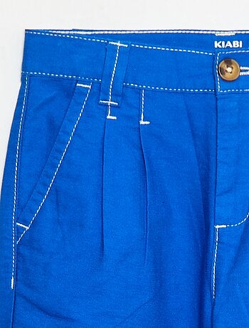 Pantalon oxford à pince