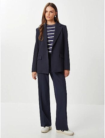 Pantalon palazzo plissé avec fermeture éclair istanbul