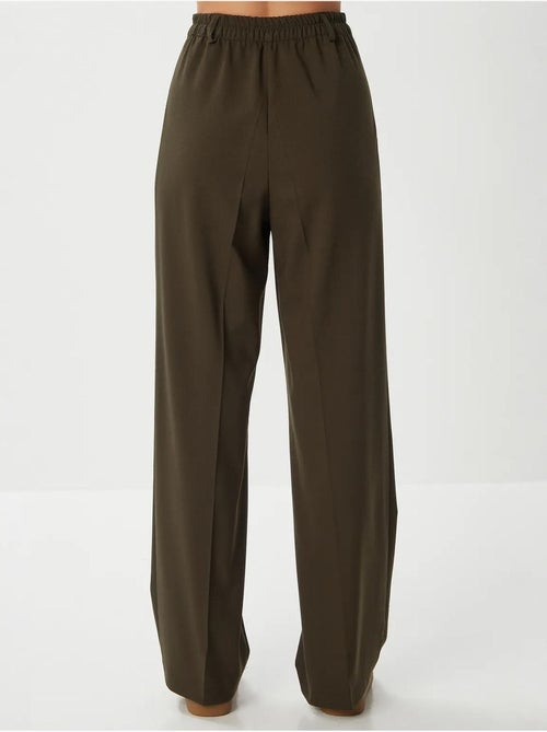 Pantalon palazzo plissé avec fermeture éclair istanbul - Kiabi