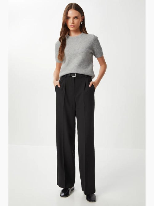 Pantalon palazzo plissé avec fermeture éclair istanbul - Kiabi Pantalon palazzo plissé avec fermeture éclair istanbul - Kiabi