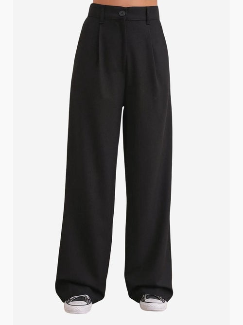 Pantalon palazzo taille haute avec poches mixray - Kiabi Pantalon palazzo taille haute avec poches mixray - Kiabi