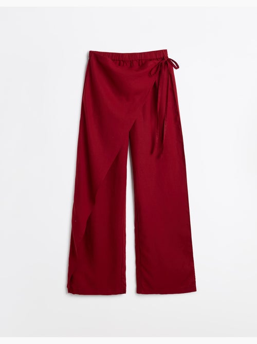 Pantalon pareo en lin, mo fashion - Kiabi Pantalon pareo en lin, mo fashion - Kiabi