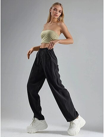 Pantalon plissé à jambes larges busem