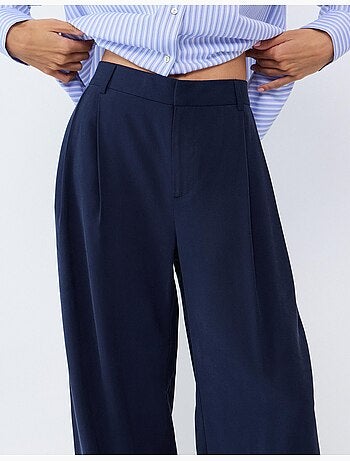 Pantalon plissé élégant, mo fashion