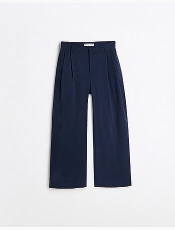 Pantalon plissé élégant, mo fashion