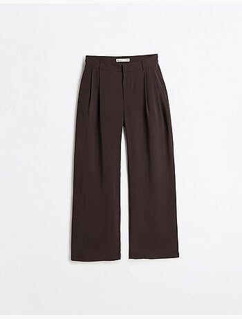 Pantalon plissé élégant, mo fashion