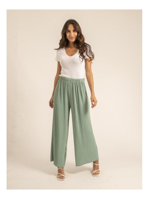Pantalon plissé elou - Kiabi