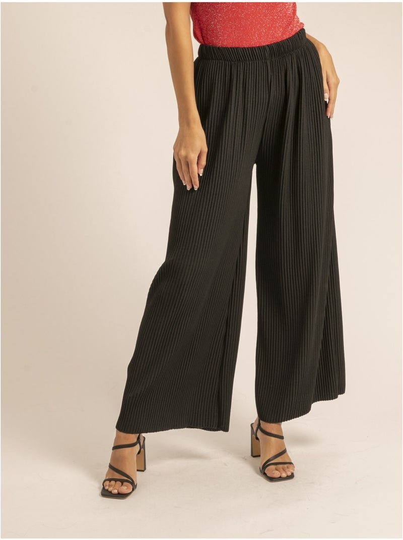 Pantalon plissé elou Vert pistache - Kiabi