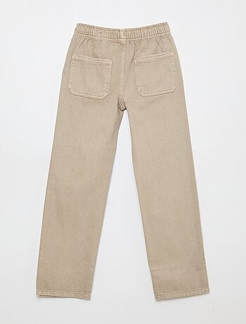 Pantalon poches rectangulaires - Coupe + ajustée