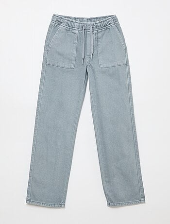 Pantalon poches rectangulaires - Coupe + ajustée