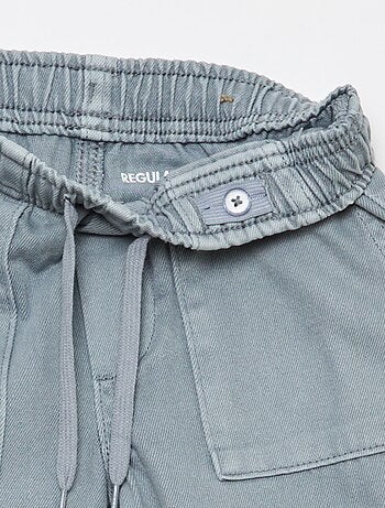 Pantalon poches rectangulaires - Coupe + ajustée