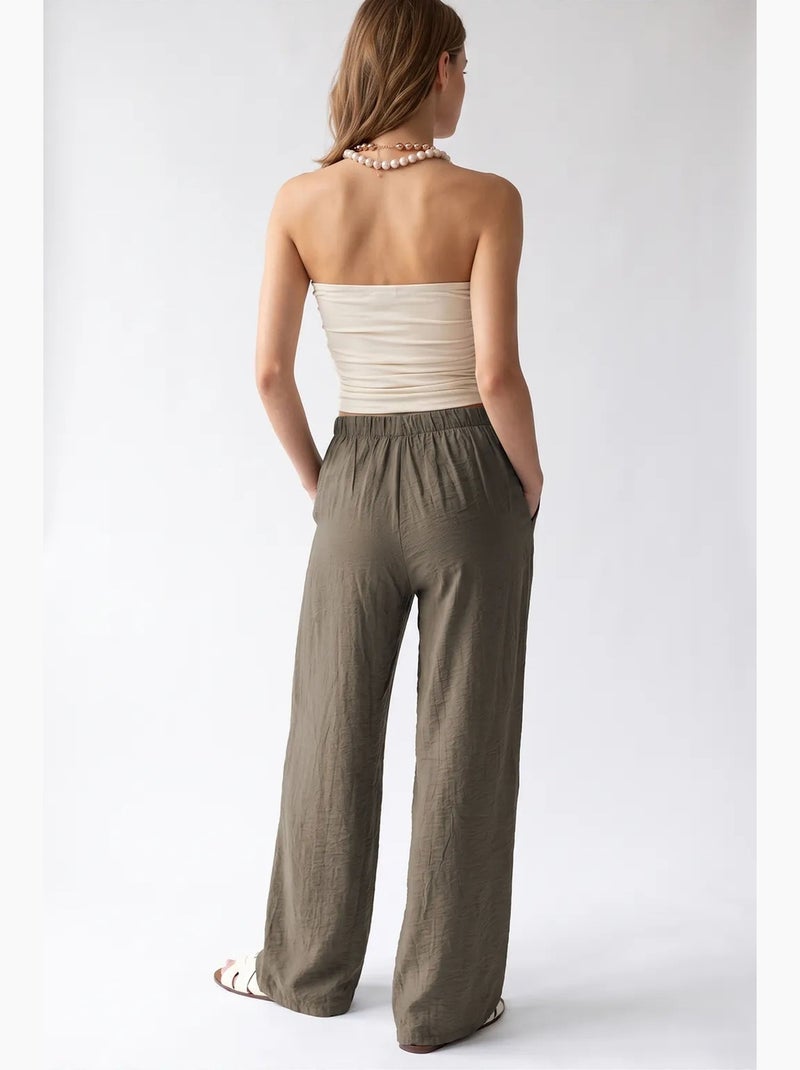 Pantalon pour femme mixray Marron - Kiabi