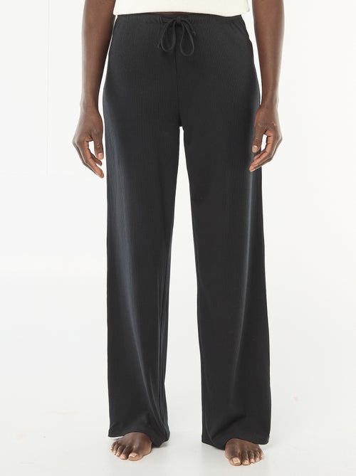 Pantalon pyjama en maille stretch - Kiabi