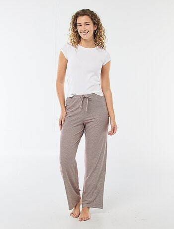Pantalon pyjama en maille stretch