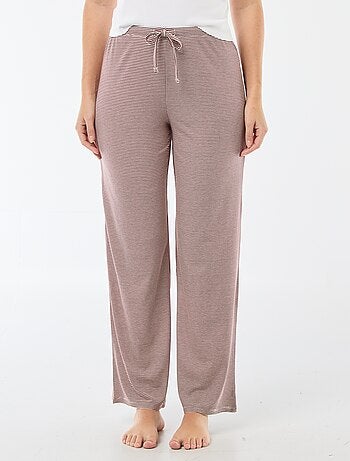 Pantalon pyjama en maille stretch