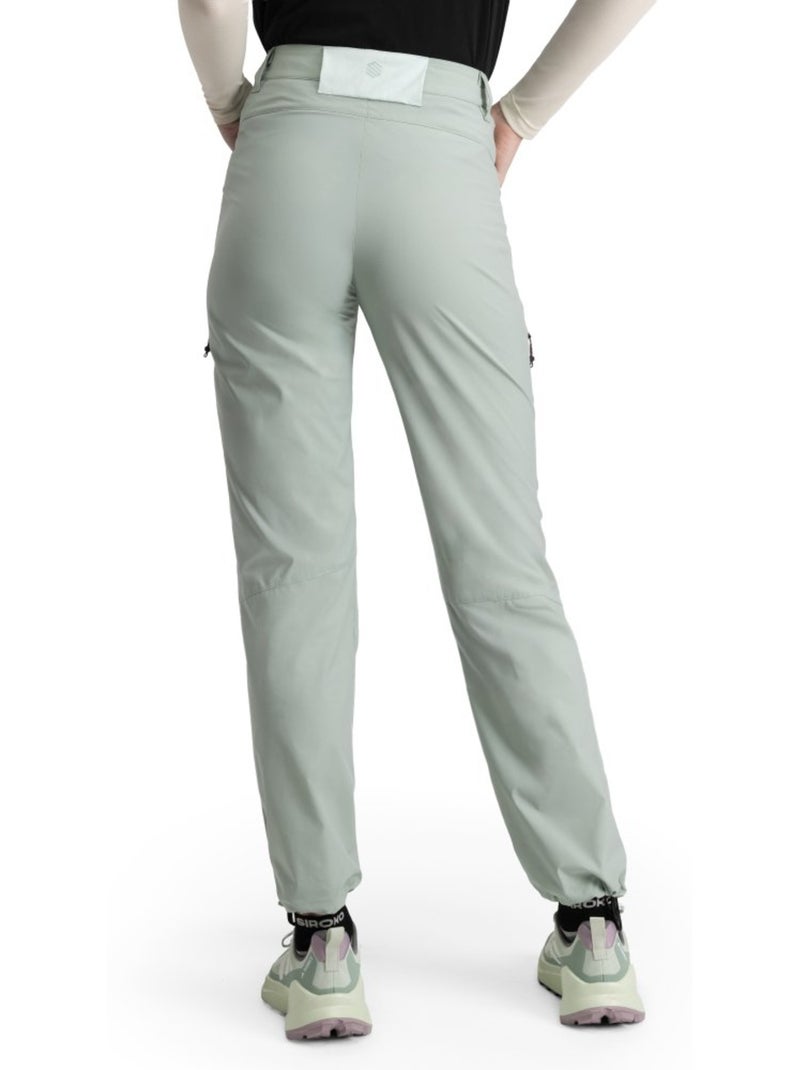 Pantalon randonnée léger femme randonnée femme vortex Vert - Kiabi