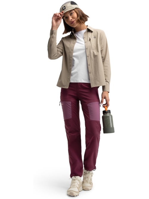 Pantalon randonnée léger femme randonnée femme vortex - Kiabi