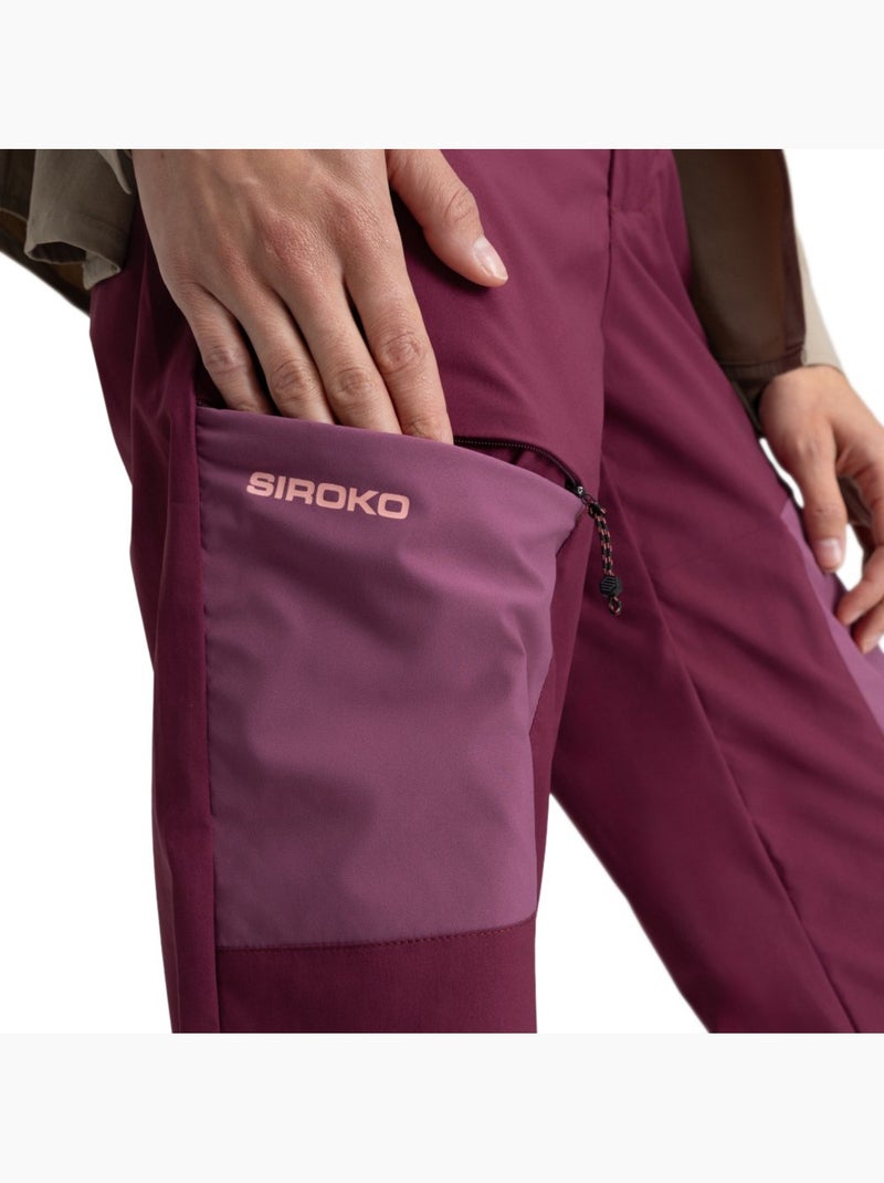 Pantalon randonnée léger femme randonnée femme vortex Violet - Kiabi