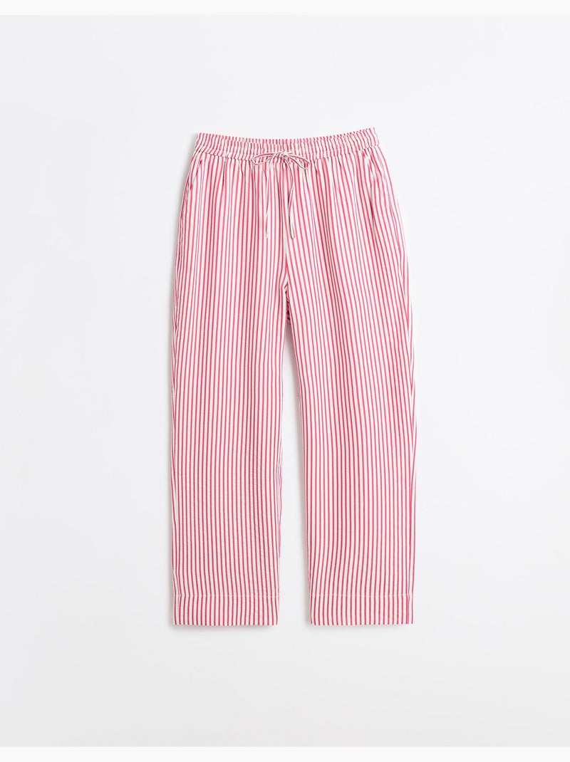 Pantalon rayé, MO Fashion Rose - Kiabi