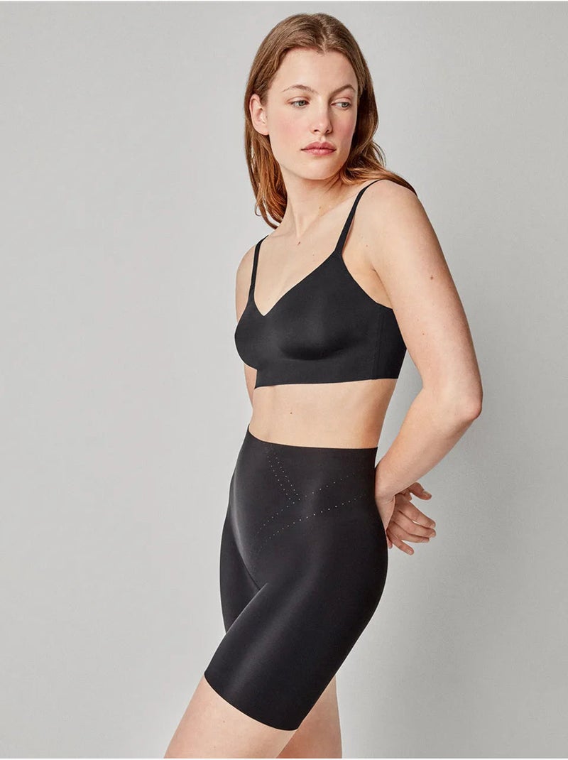 Pantalon réducteur avec renforcement frontal Noir - Kiabi