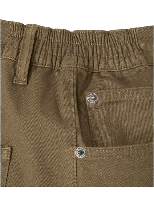 Pantalon Regular à Taille Semi-Élastiquée   - ATLAS FOR MEN - Kiabi