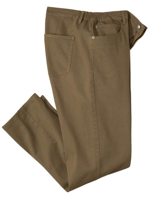Pantalon regular à taille semi-élastiquée - atlas for men - Kiabi Pantalon regular à taille semi-élastiquée - atlas for men - Kiabi