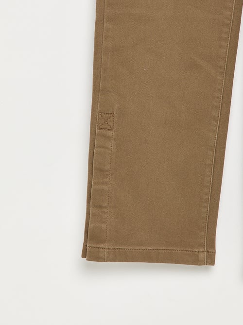 Pantalon regular avec poches à rabat - collection facile à enfiler - Kiabi