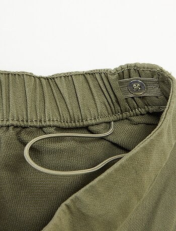 Pantalon regular avec poches à rabat - collection facile à enfiler