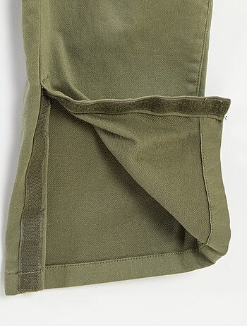 Pantalon regular avec poches à rabat - collection facile à enfiler