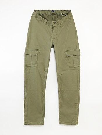 Pantalon regular avec poches à rabat - So Easy