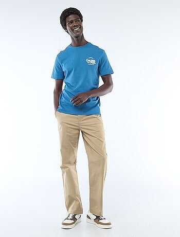 Pantalon regular en twill