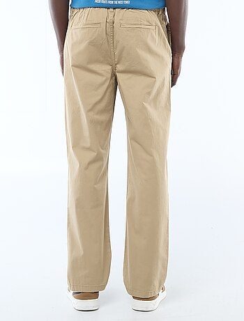 Pantalon regular en twill