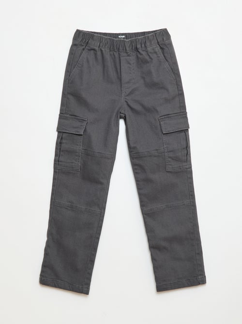 Pantalon regular multipoche - Kiabi