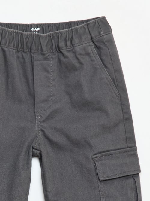 Pantalon regular multipoche - Kiabi