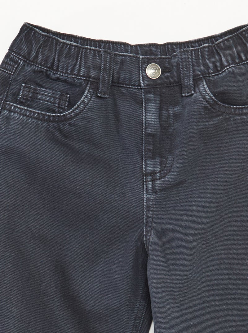 Pantalon regular Noir - Kiabi